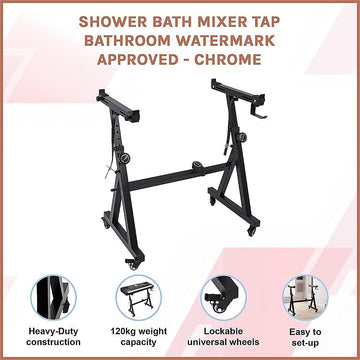 Z - Style Keyboard Stand – Heavy Duty Adjustable Piano Stand for Digital Keyboards & Portable Use - RnR Galore