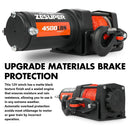 ZESUPER 12V Winch 4500LBS Electric Winch ATV Winch Synthetic Rope BOAT Trailer - RnR Galore