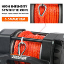 ZESUPER 12V Winch 4500LBS Electric Winch ATV Winch Synthetic Rope BOAT Trailer - RnR Galore