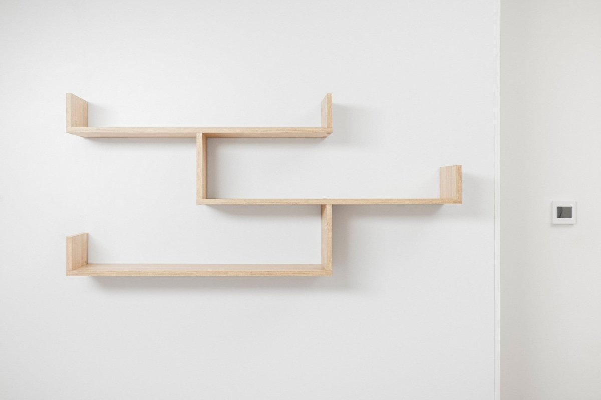 ZURICH MULTI LEVEL SHELF KIT (OAK) - RnR Galore