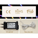 0.5M Christmas Lights 128 LED Spin Motif Light Decorations Jingle Jollys - RnR Galore