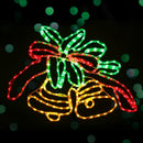 0.76M Christmas Lights 216 LED Bell Motif Light Decorations Jingle Jollys - RnR Galore