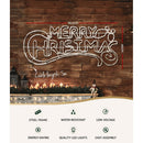 0.96M Christmas Lights Merry Christmas 288 LED Decorations Jingle Jollys - RnR Galore
