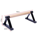 1 Pair Parallettes Set Push - up Parallel Bar Stretch Double Rod Stand Fitness - RnR Galore