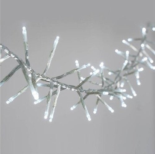 1 Set of 20 LED Plain Artic White Bulb Battery Powered String Lights Christmas Gift Home Wedding Party Bedroom Decoration Table Centrepiece - RnR Galore