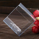 10 Pack of 12cm Square Cube Box - Large Bomboniere Exhibition Gift Product Showcase Clear Plastic Shop Display Storage Packaging Box - RnR Galore