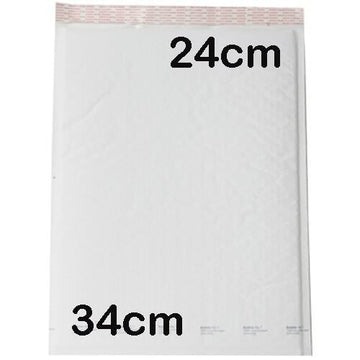 10 Pack of 34*24cm White Padded Mailer Bag Envelope - RnR Galore