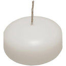 10 Pack of 6 Hour White Floating Candles - 5.8cm diameter - wedding party decoration - RnR Galore
