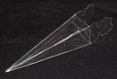 10 Pack of Clear Pyramid Triangle Shaped Small Clear Gift Box - Bomboniere Jewelry Gift Party Favor Model Candy Chocolate Soap Box - RnR Galore