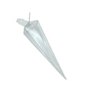 10 Pack of Clear Pyramid Triangle Shaped Small Clear Gift Box - Bomboniere Jewelry Gift Party Favor Model Candy Chocolate Soap Box - RnR Galore