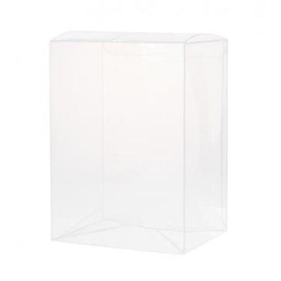 10 Pack of Large Plastic 22x14.5cm Rectangle Cube Box - Exhibition Gift Product Showcase Clear Plastic Shop Display Storage Packaging Box - RnR Galore