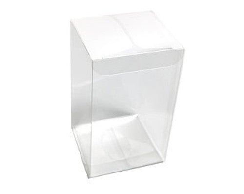10 Pack of Large Plastic 22x14.5cm Rectangle Cube Box - Exhibition Gift Product Showcase Clear Plastic Shop Display Storage Packaging Box - RnR Galore
