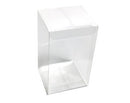 10 Pack of Large Plastic 22x14.5cm Rectangle Cube Box - Exhibition Gift Product Showcase Clear Plastic Shop Display Storage Packaging Box - RnR Galore