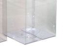 10 Pack of Large Plastic 22x14.5cm Rectangle Cube Box - Exhibition Gift Product Showcase Clear Plastic Shop Display Storage Packaging Box - RnR Galore