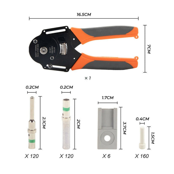 1000PCS Deutsch DT Connector Plug Kit With Genuine Deutsch Crimp Tool Auto Marine - RnR Galore