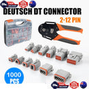1000PCS Deutsch DT Connector Plug Kit With Genuine Deutsch Crimp Tool Auto Marine - RnR Galore