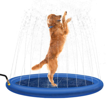 100cm Pet Sprinkler Water Splash Pad Dog/Cat Cooling Pond/Outdoor Toy - RnR Galore