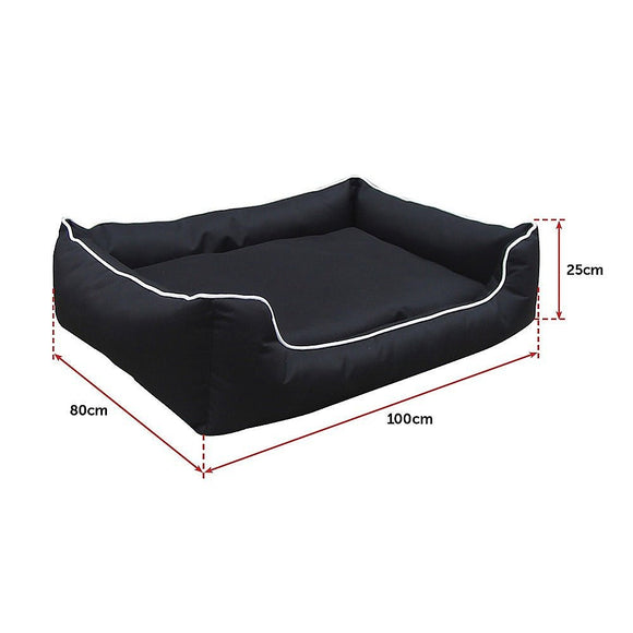 100cm x 80cm Heavy Duty Waterproof Dog Bed - RnR Galore