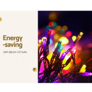 100M Christmas Lights String Fairy Light 500 LED Colourful Jingle Jollys - RnR Galore