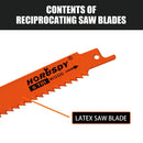 10Pc Reciprocating Saw Blades Set For Wood Metal Timber Demolition Cutting Tool - RnR Galore