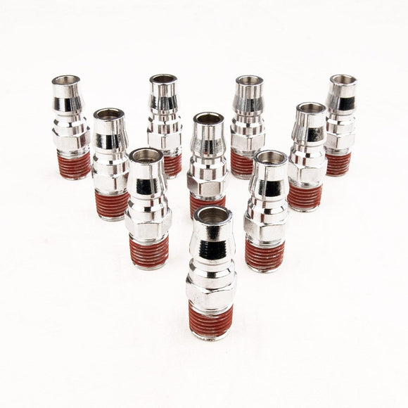 10X 1/4" Nitto Type Male Air Coupling Coupler Fitting Connector 4 x 1.5cm - RnR Galore