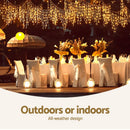 12.5M Christmas Lights Solar Icicle String Light Warm White Jingle Jollys - RnR Galore
