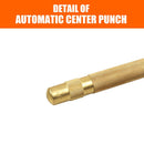 125mm/5" Automatic Centre Punch Adjustable Spring Loaded Metal Drill Tool Glod - RnR Galore