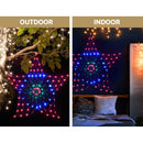 1.3M Christmas Lights 130 LED Snow Motif Light Decorations Jingle Jollys - RnR Galore