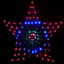 1.3M Christmas Lights 130 LED Snow Motif Light Decorations Jingle Jollys - RnR Galore