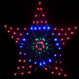 1.3M Christmas Lights 130 LED Snow Motif Light Decorations Jingle Jollys - RnR Galore