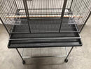 161 cm Bird Cage Parrot Aviary Pet Stand - alone Budgie Perch Castor Wheels - RnR Galore