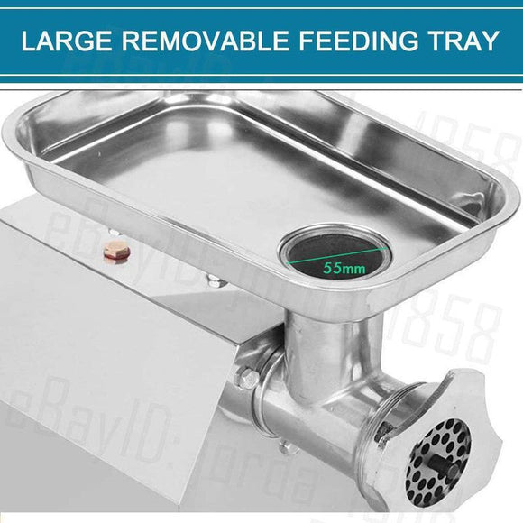 1.63HP Commercial Meat Mincer - Electric Grinder & Sausage Maker Filler 1200W - RnR Galore