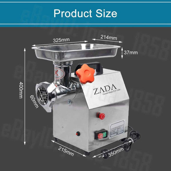 1.63HP Commercial Meat Mincer - Electric Grinder & Sausage Maker Filler 1200W - RnR Galore