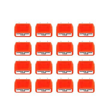 16Pc Pegboard Bins Peg Board Parts Storage With Steel Hooks Tools Organiser Tray - RnR Galore