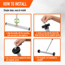 17inch Telescoping Magnetic Sweeper Magnet Broom Rolling Pick Up 8.8Lbs Portable - RnR Galore