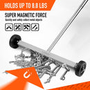 17inch Telescoping Magnetic Sweeper Magnet Broom Rolling Pick Up 8.8Lbs Portable - RnR Galore