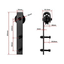 1.8m Sliding Barn Door Hardware - RnR Galore