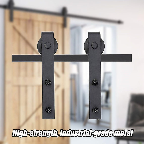 1.8m Sliding Barn Door Hardware Heavy Duty Sturdy Kit - RnR Galore