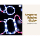 1M Christmas Lights 248 LED Santa Motif Light Decorations Jingle Jollys - RnR Galore