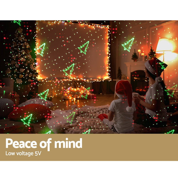 1X Projector Light Christmas Lights Laser Outdoor Decorations Jingle Jollys - RnR Galore