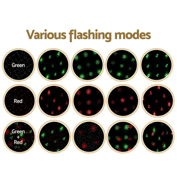 1X Projector Light Christmas Lights Laser Outdoor Decorations Jingle Jollys - RnR Galore