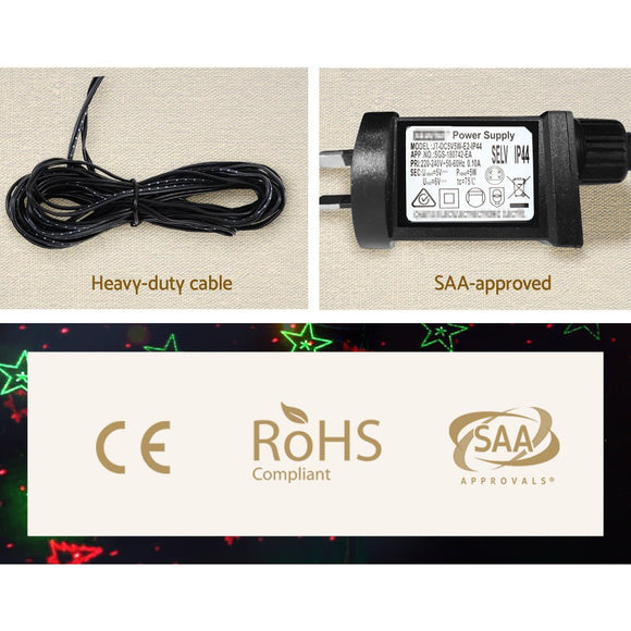 1X Projector Light Christmas Lights Laser Outdoor Decorations Jingle Jollys - RnR Galore