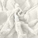 2 Pack Decorative Boho Throw Pillow Covers 45 x 45 cm (White) - RnR Galore