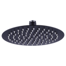 200mm Shower Head Round 304SS Electroplated Matte Black Finish - RnR Galore