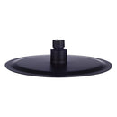 200mm Shower Head Round 304SS Electroplated Matte Black Finish - RnR Galore