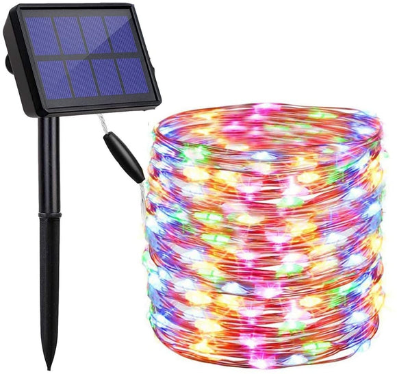 20m 200 LED Solar Powered Outdoor Lights with 8 Lighting Modes and Waterproof for Home,Garden and Decoration - RnR Galore