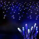 20M Christmas Lights Icicle Light 800 LED Blue White Decor Jingle Jollys - RnR Galore