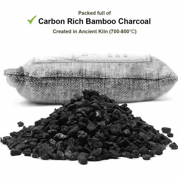 20PCS Air Purifying Bags Activated Bamboo Charcoal Freshener for Car Home Shoes 200g - RnR Galore