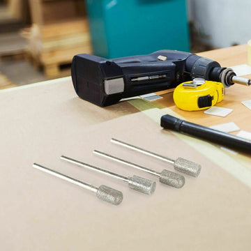 20pcs Diamond Grinding Heads Mini Drill Burrs Bit Set 3mm Shank for Rotary Tool - RnR Galore