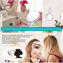 20X Magnifying Hand Mirror Two Sided Use for Makeup Application, Tweezing, and Blackhead/Blemish Removal (15 cm) - RnR Galore